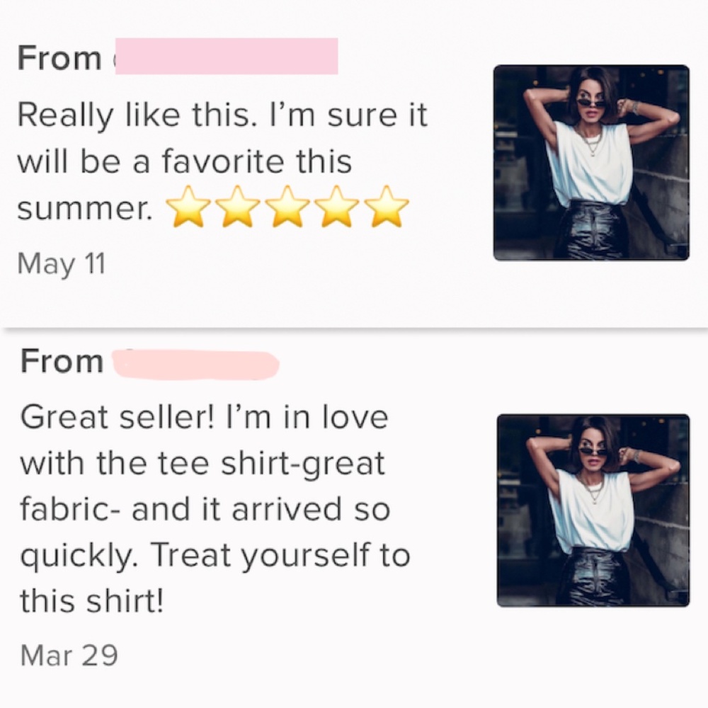 Cotton Padded Shoulders White Muscle Tee Shirt - Picture 14 of 15